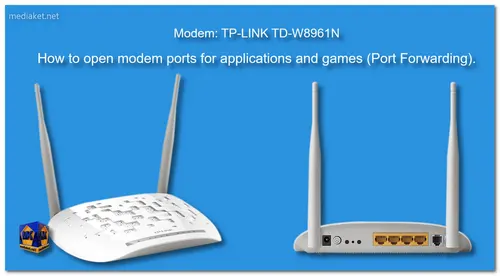 TP-LINK TD-W8961N - Open ports - screenshot