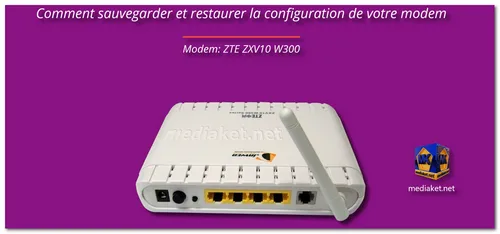 ZTE ZXV10 W300 - Sauvegarde et restauration screenshot