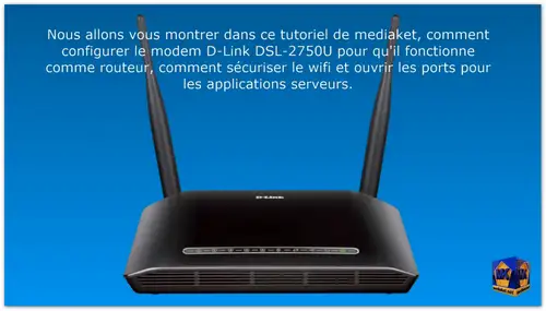 D-LINK DSL-2750U tutoriel screenshot