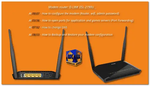 D-LINK DSL-2790U configuration all-in-one - screenshot