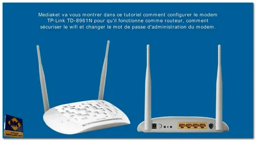 TP-LINK TD-W8961N Modem configuration - Screenshot