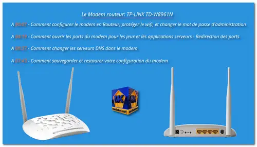 TP-LINK TD-W8961N - Configuration tout en un - screenshot