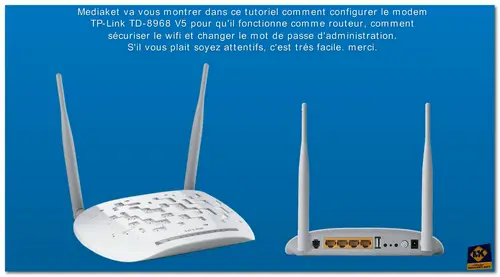 TP-LINK TD-W8968 v5 Modem router Configuration - Screenshot